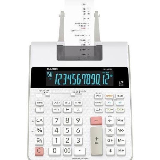 

promooo baru casio fr-2650rc kalkulator printing / calculator print struk fr2650rc