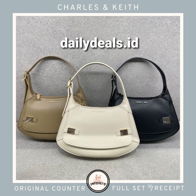 #2-20782232 Curved Shoulder - Jast[p] CK ORIGINAL COUNTER METALLIC ACCENT BAG TAS STORE AUTHENTIC AS