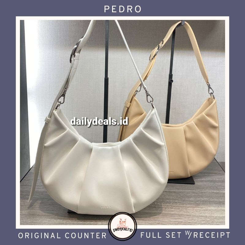 PW2-35060010 Ruched Hobo - Jast[p] P3DRO ORIGINAL COUNTER TAS BAG STORE STRUK ASLI MALL
