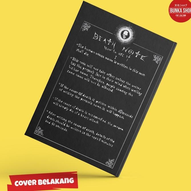 

Note Book Anime Death Note A5 200 Lembar TP