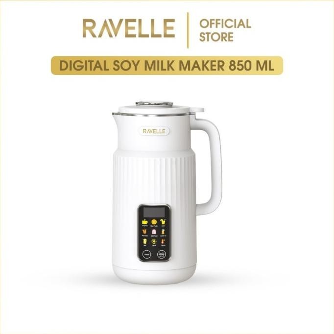

RAVELLE Digital Soymilk Maker - Mesin Pembuat Susu Kacang Kedelai H32S
