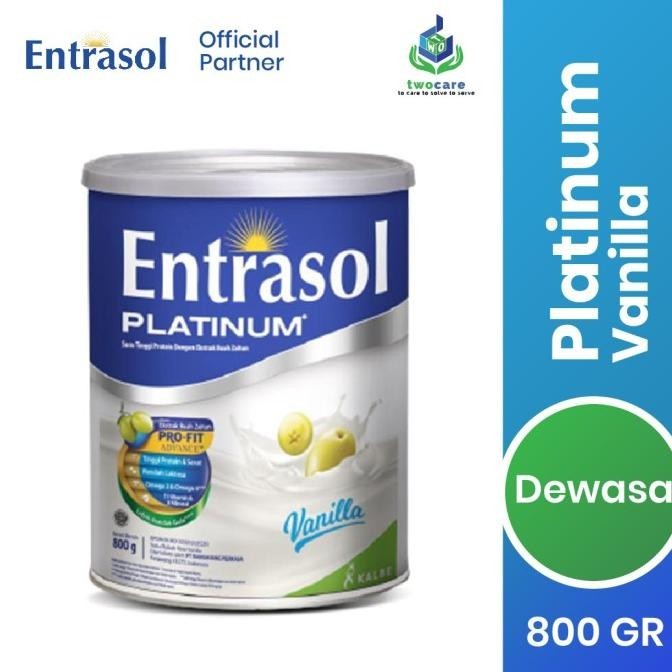 

Entrasol Platinum Susu Bubuk Nutrisi Dewasa Vanilla 800 g H24S