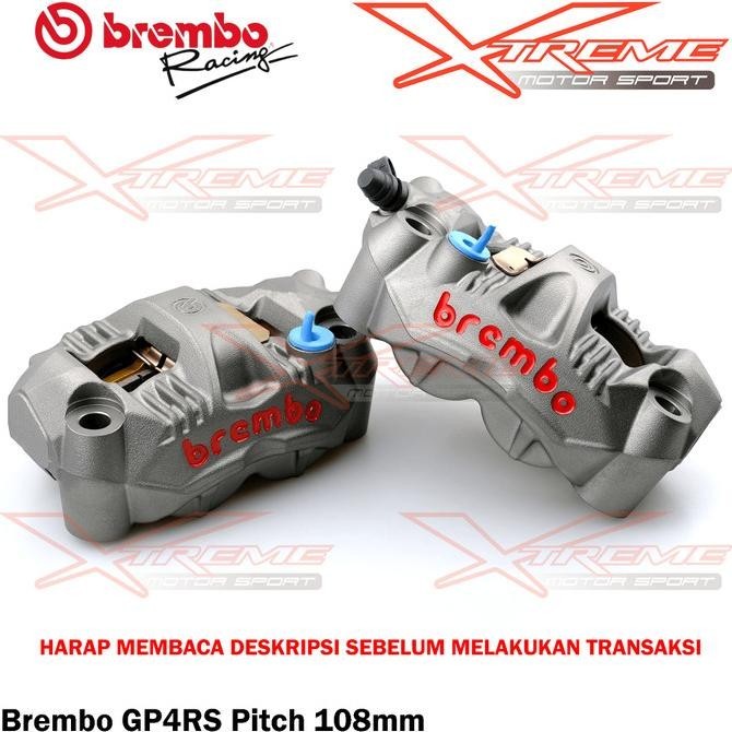 Kaliper Brembo Gp4Rs 108 Mm Sepasang Set Sepasang