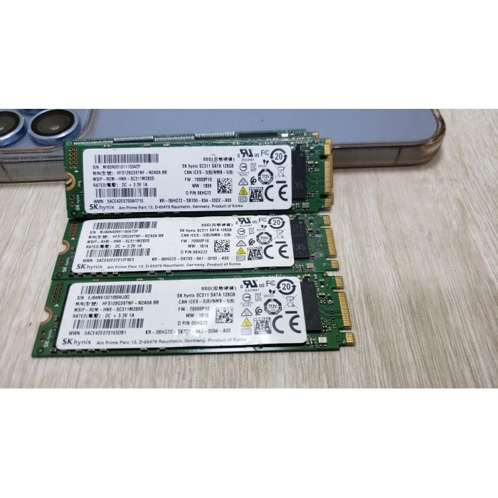 ORIGINAL SK HYNIX 128GB M.2 SATA SSD DELL HFS128G39TNF-N2A0A 06HG72 TERMURAH