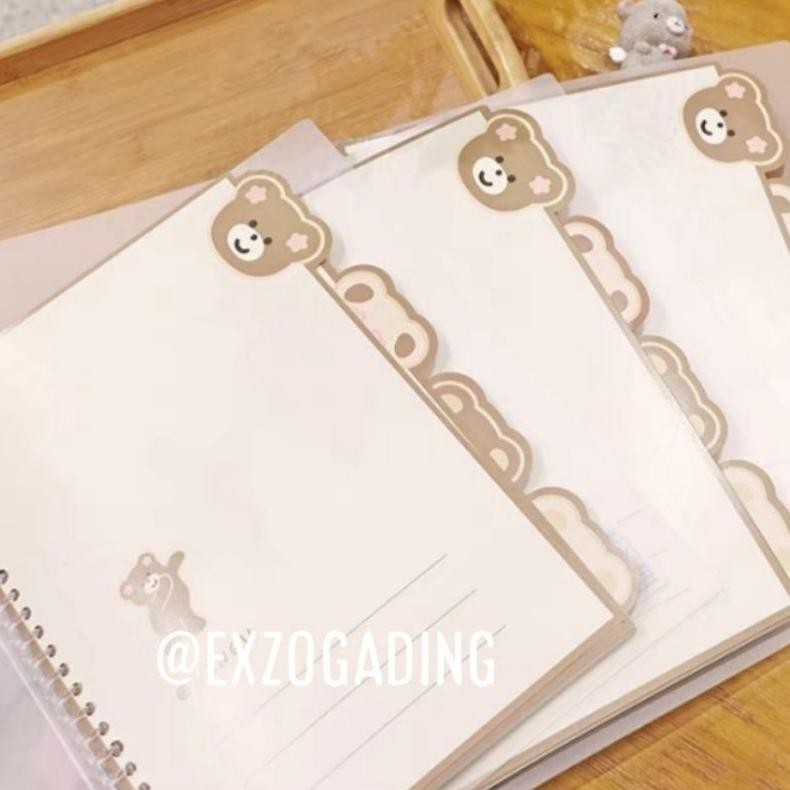 

Aw89 Buku Binder A5 B5 Note File Holder Motif Beruang 60 Lembar Loose Leaf Kertas Bergaris. 1 Pcs Viral