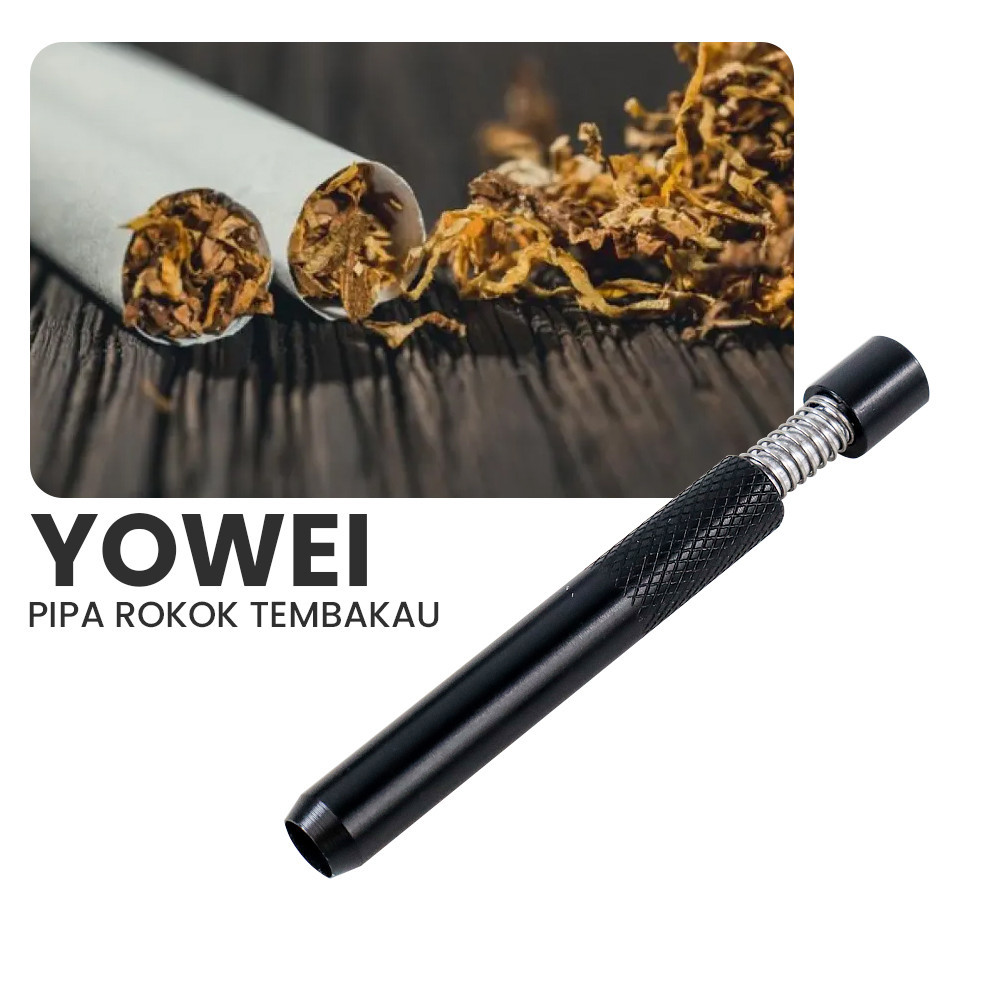 TERMURAH YOWEI Pipa Rokok Tembakau Smoking Metal Pipe One Hitter Pipe - YD166 PROMO & Bisa COD
