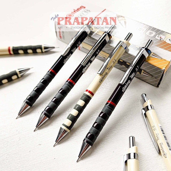 

Terlaris Pensil Mekanik Rotring Tikky 0,35 / 0,5 / 1,0 SALE