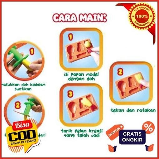 Hot Promo Mainan Anak Fundoh Nasi Tumpeng Mini / Mainan Platisin Atau Lilin Harga Hemat