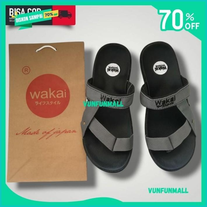 SANDAL PRIA JEPIT GUNUNG + SENDAL WAKAI + BAHAN TALI SOLE TPR ORIGINAL HIGHT QUALITY 