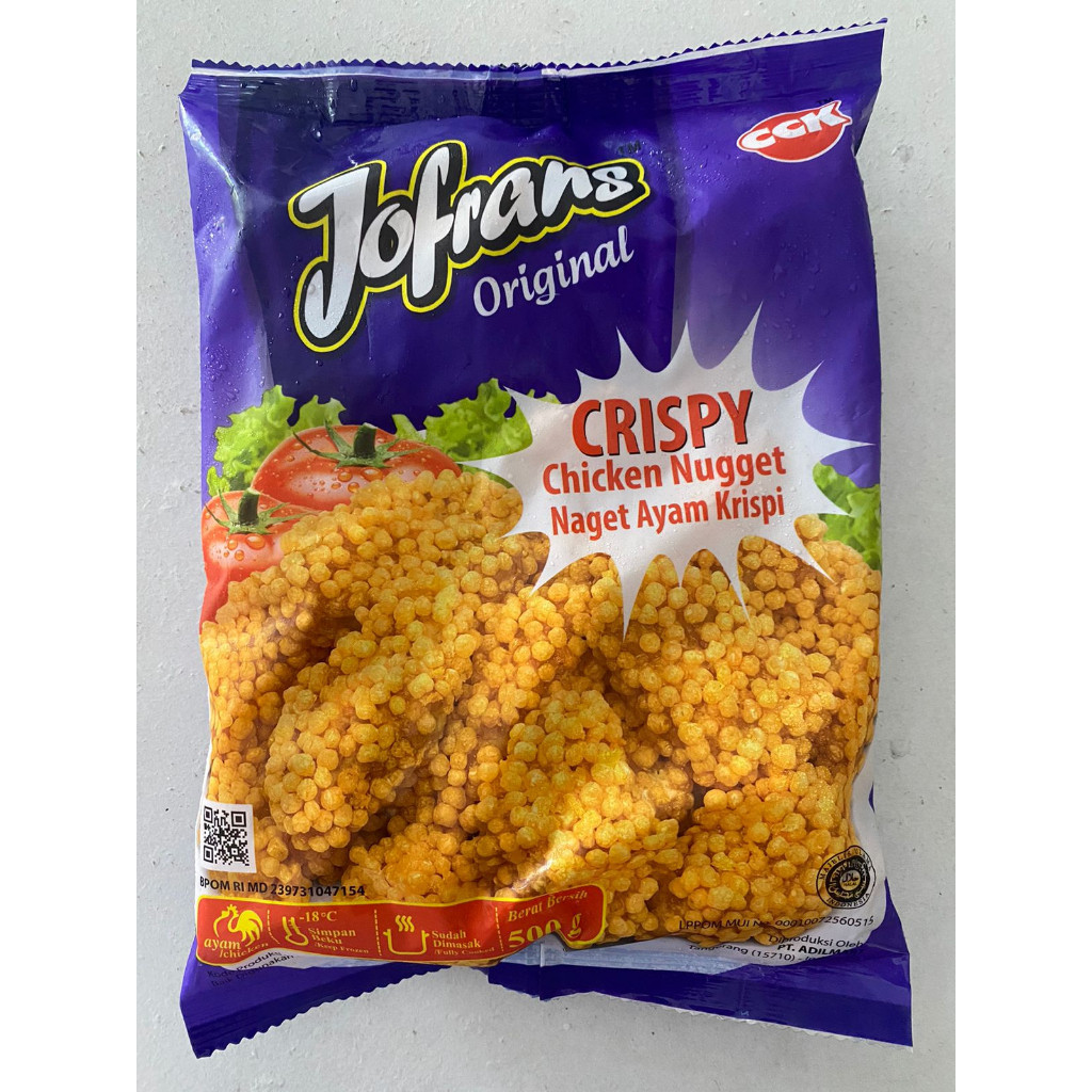 

jofrans nugget crispy Naget Ayam 500gr