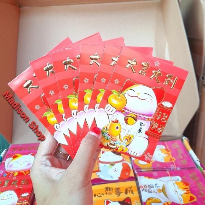

OLH - HJQ019 Angpao Imlek Baru Murah Ampao Tahun Baru Lusinan Parcel Imlek TERLARIS