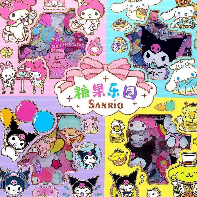 

OLH - Stiker Sanrio PET Korea 100 lbr Kado Souvenir Viral Cutting Sticker TERLARIS