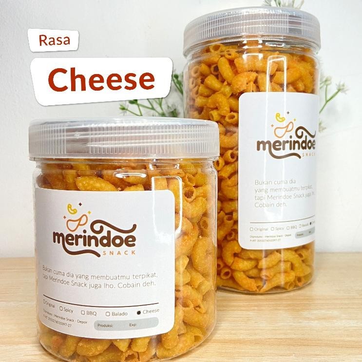 

Makaroni Bantat Tasik Rasa Keju (Cheese) - Merindoe Snack
