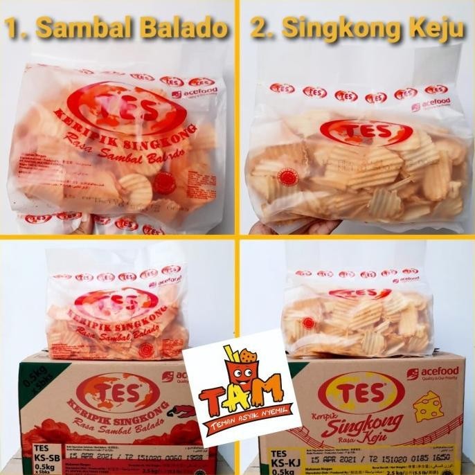 

Keripik Singkong TES Spesial 500 Gram - Tam Snack