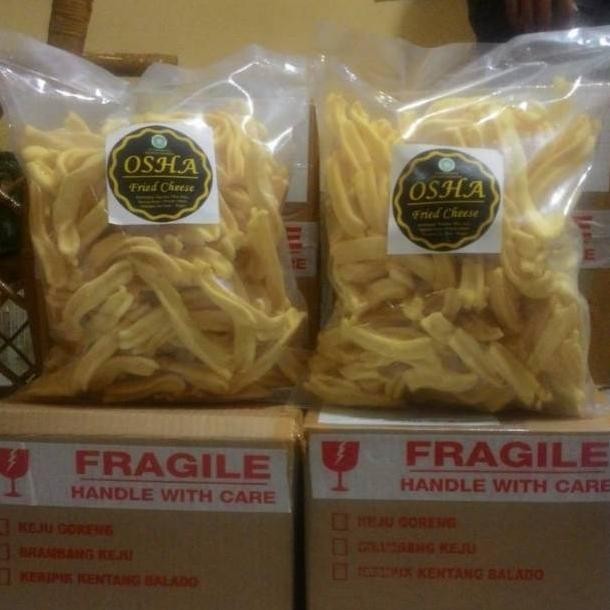 

snack kiloan cemilan makanan ringan Keju goreng OSHA renyah enak murah 500gr