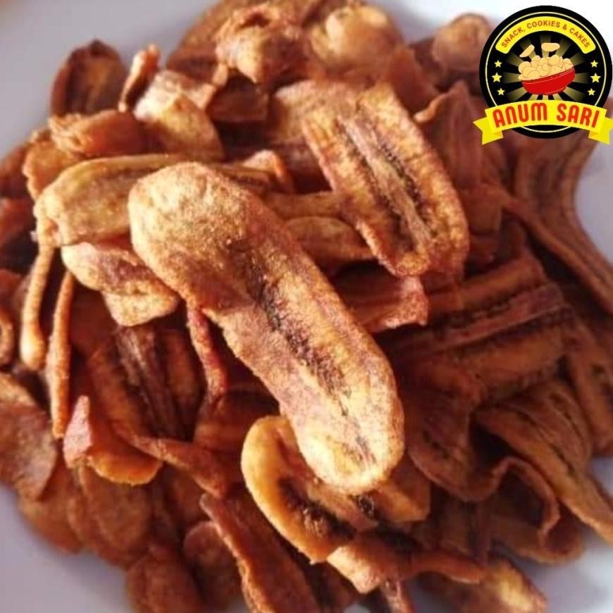 

1 Kg Keripik Pisang Manis Oven Kering - Anum Sari