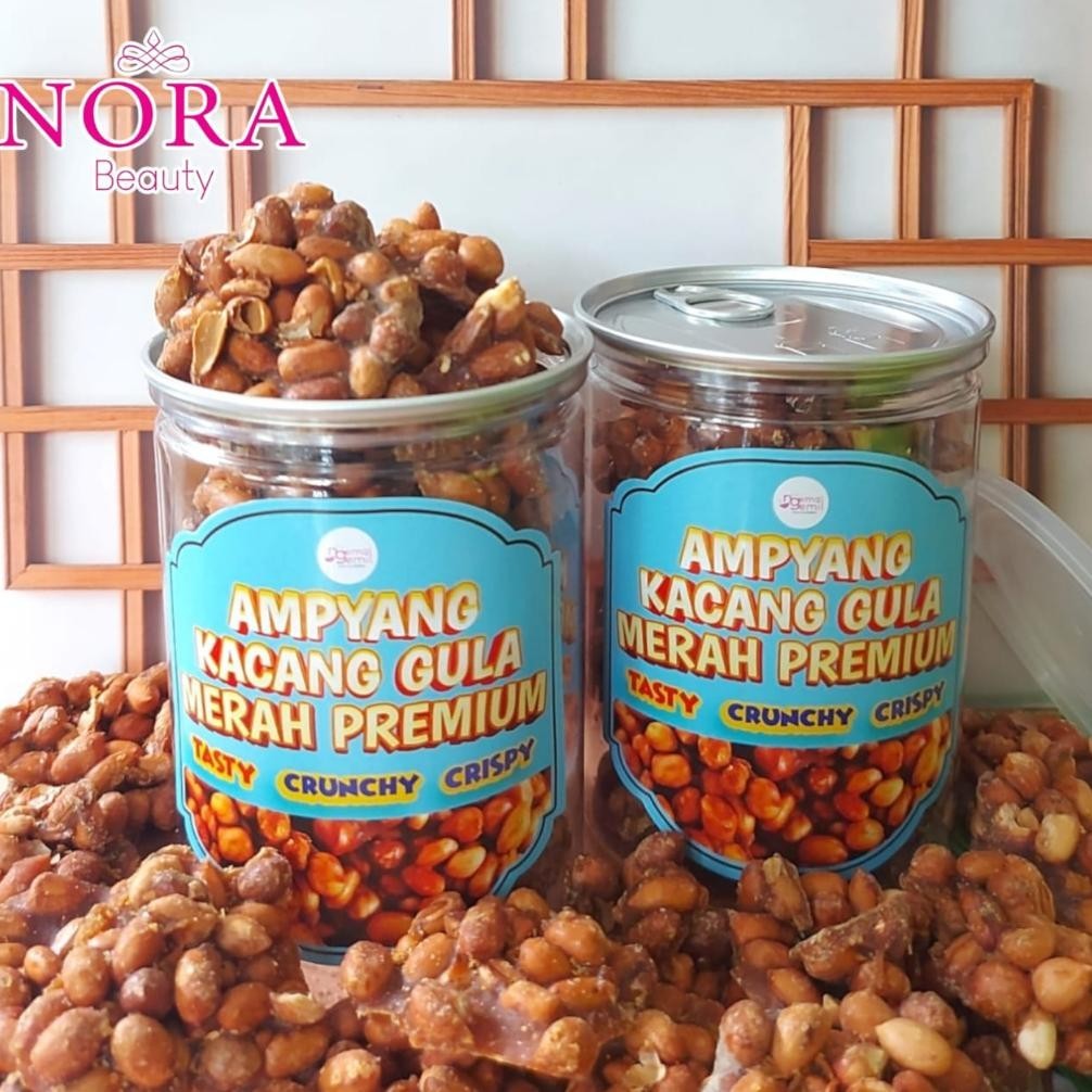 

Cemilan Ampyang Kacang Gula Merah / Ting Ting Kacang Gula Jawa Kemasan CAN Premium //murah