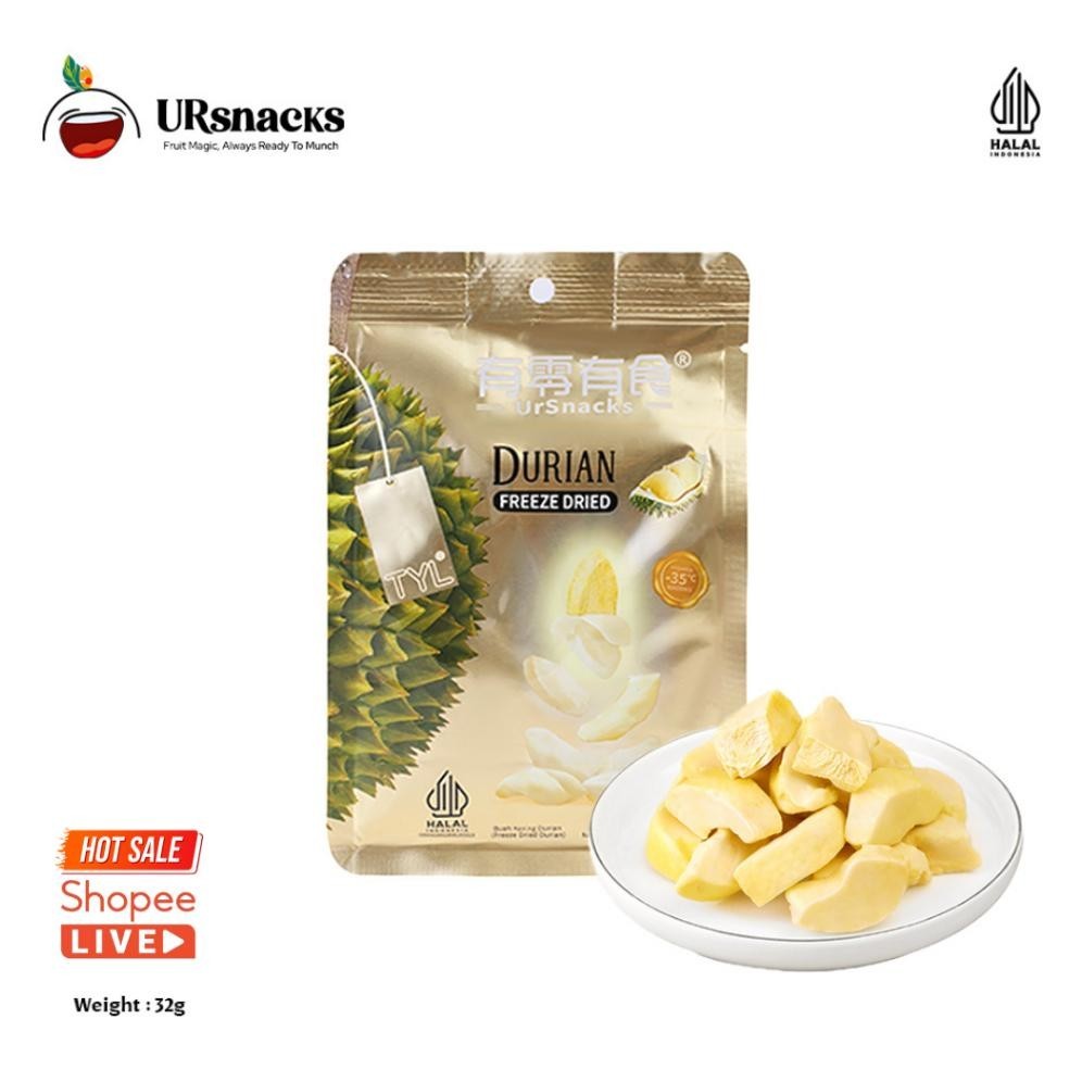 

URSNACKS Freeze Dried Durian - Snack Keripik Durian Kering