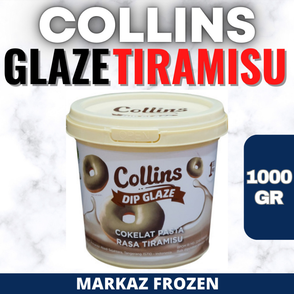 

COLLINS DIP GLAZE TIRAMISU 1KG (12/Q)