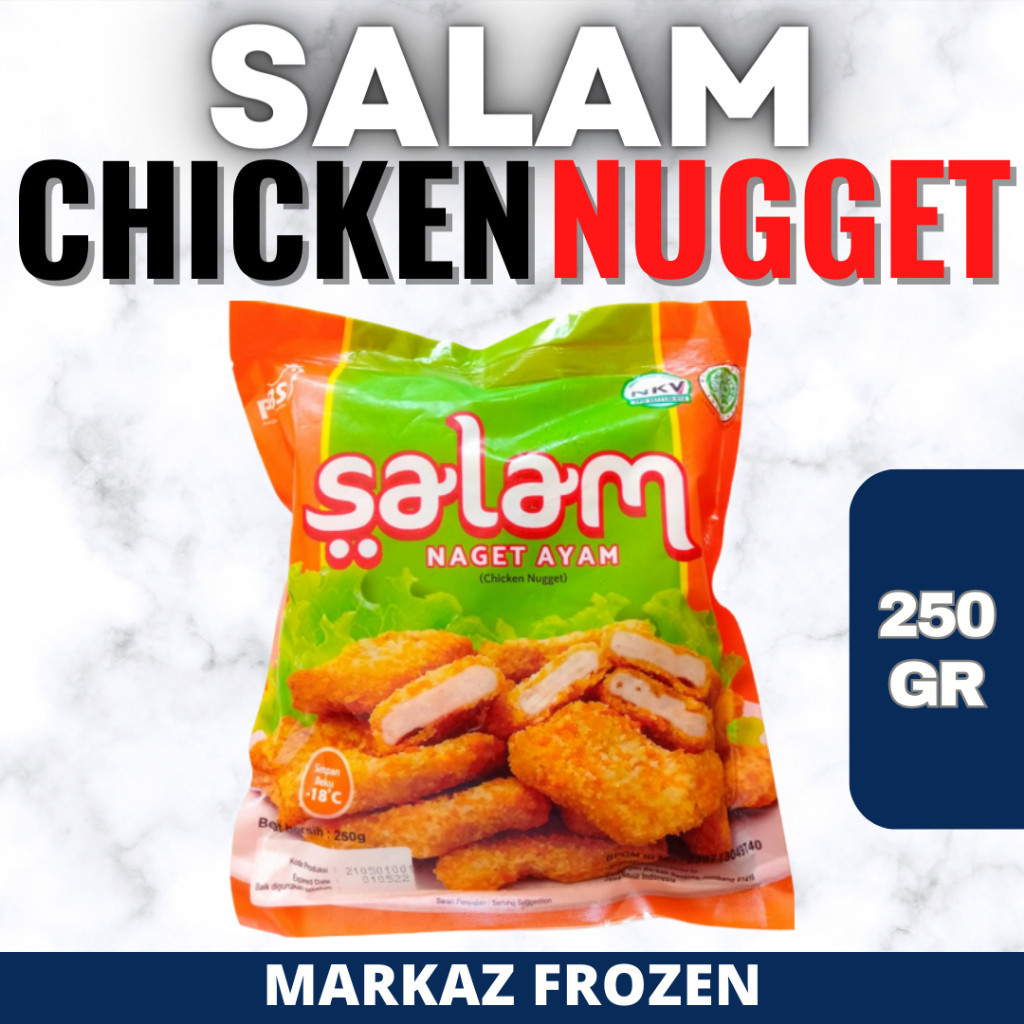 

SALAM NUGGET AYAM 250GR (20/Q)