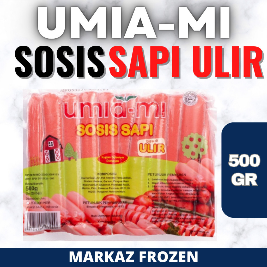 

UMIAMI SOSIS SAPI ULIR 20BJ 500GR (18/Q)