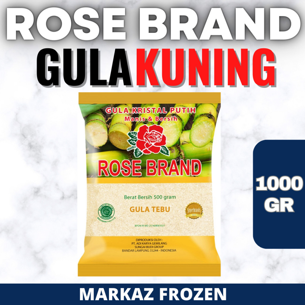 

ROSE BRAND GULA KUNING PREMIUM 1KG (20/Q)