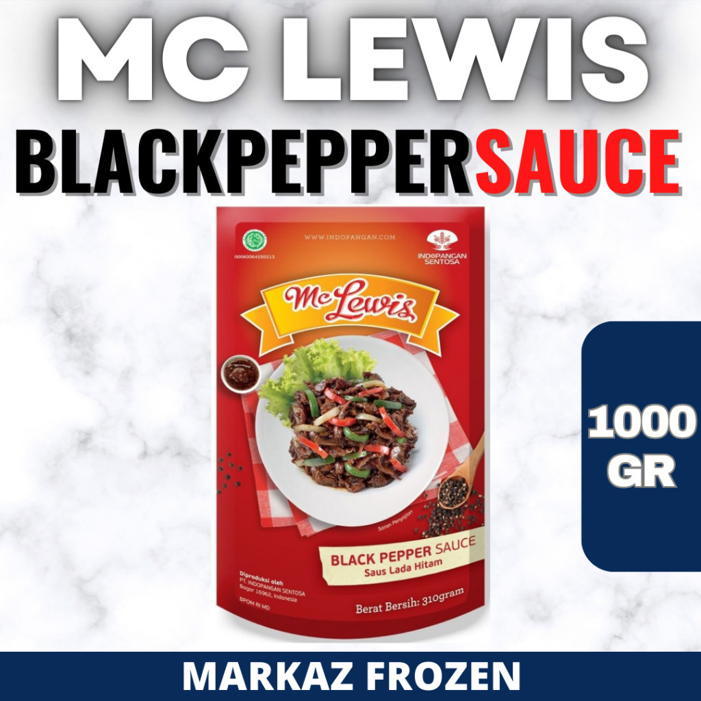 

MC LEWIS BLACKPEPPER SAUCE 1KG (12/Q)