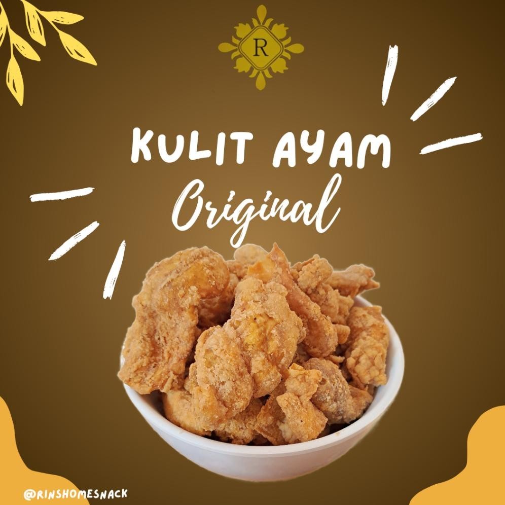 

kripik kulit ayam crispy 250 gram