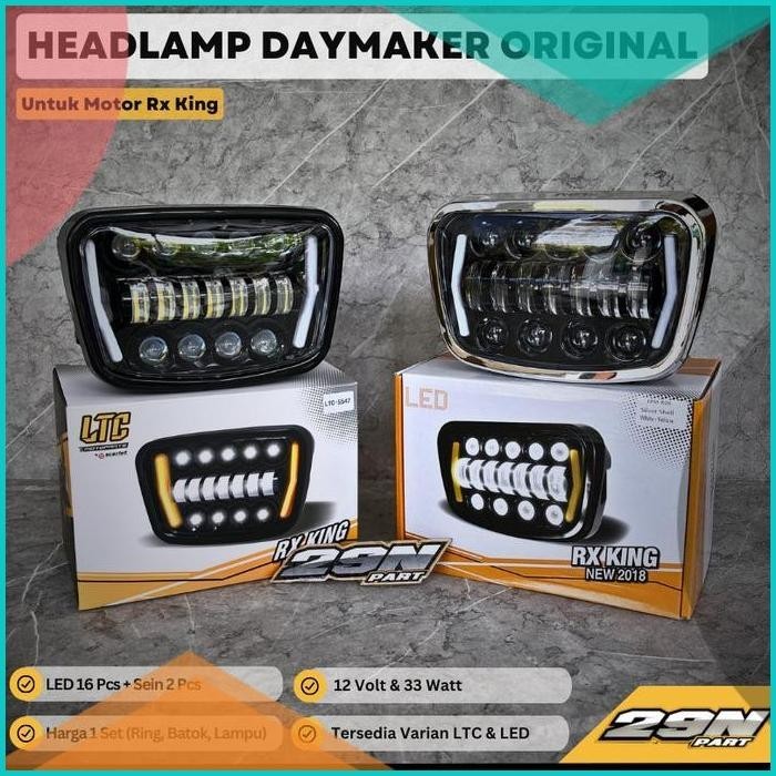Lampu Depan Daymaker Rx King Oval Set Lampu Daymaker RxKing FullSet 13