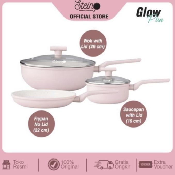 Stein Cookware Glowpan / Paket Glowpan Stein Cookware Santypurnama75