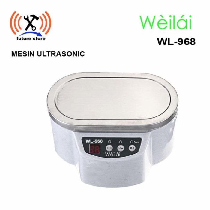 Weilai Wl-968 Mesin Ultrasonic Cleaner Jewelry Glasses Cleaning