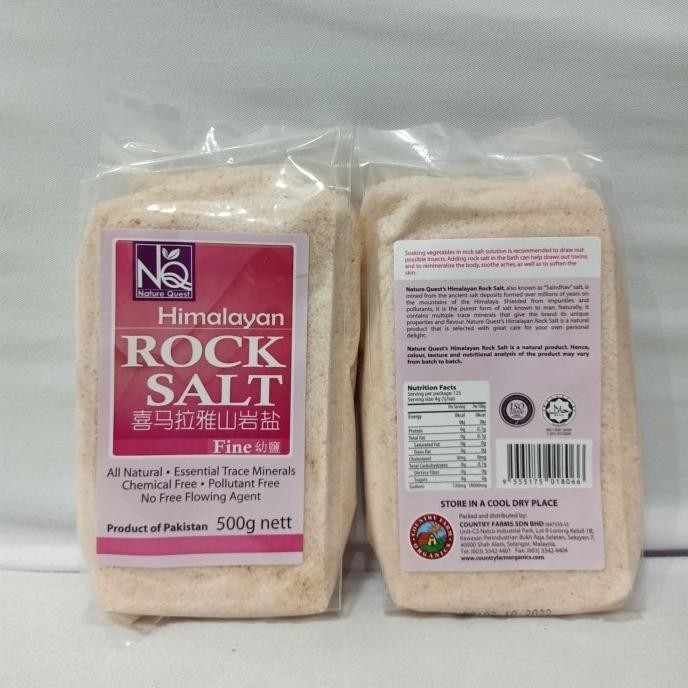 

Nature Quest - Himalayan Rock Salt - 500 gr