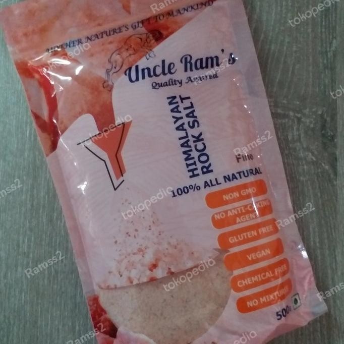 

Uncle Rams Himalayan Pink Salt Fine Garam Halus India Singapore