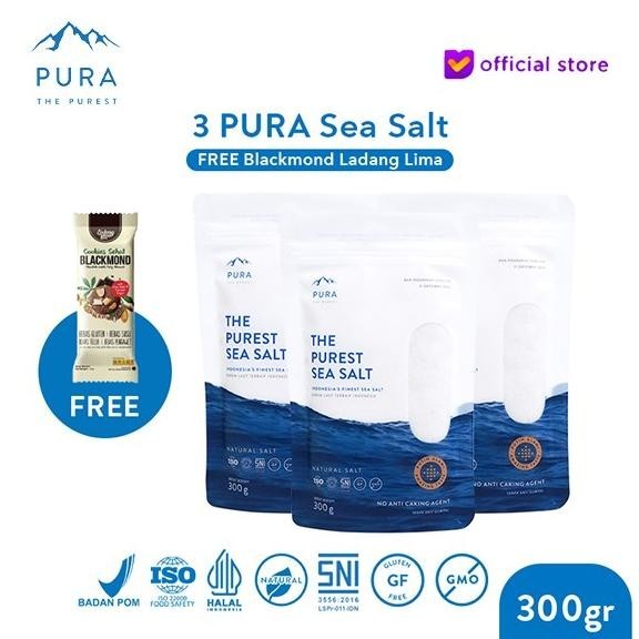 

BUNDLE PURA PUREST SEA SALT GARAM LAUT ORGANIK NATURAL 3 PCS