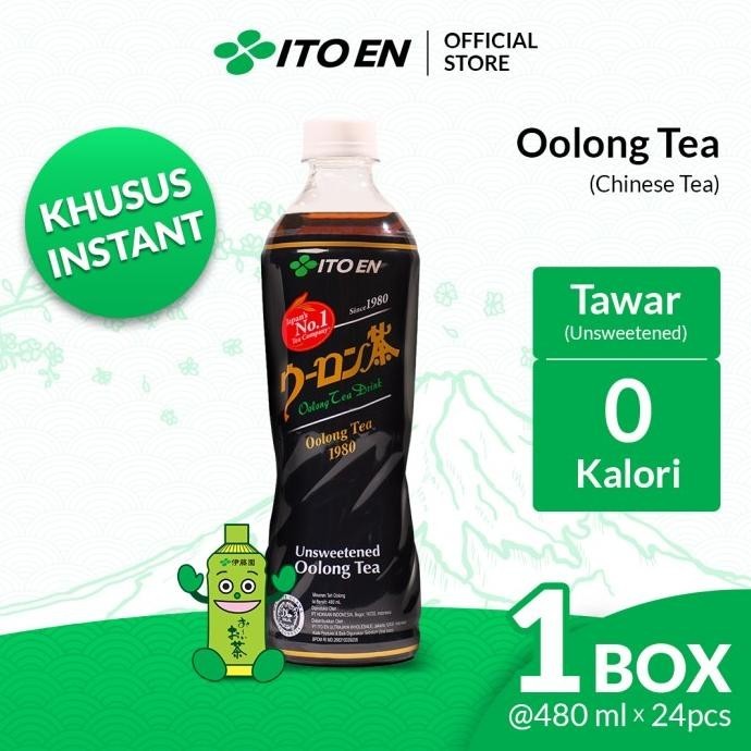 

ITO EN Oolong Tea No Sugar 480ml isi 24 pcs - Khusus Instant