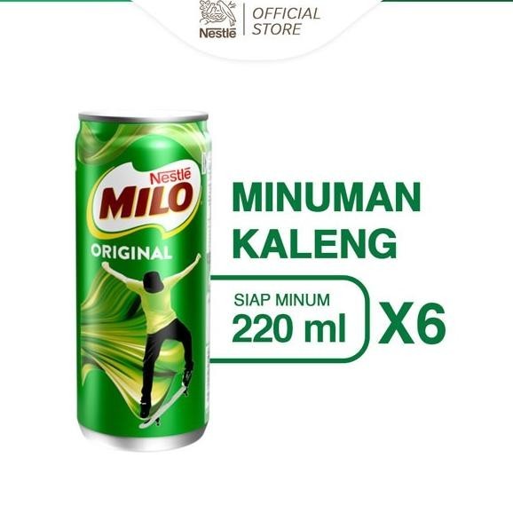 

NESTLE MILO Activ-Go Original Minuman RTD Susu Kaleng 220ml x 6pcs