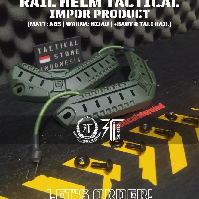 Rail Helm Tactical Warna Hijau - Rel Helm Tactical - Tsi Series