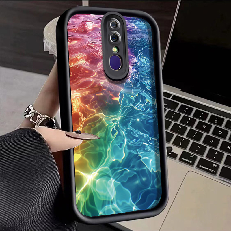 Casing Hp OPPO F11 OPPO A9 2019 OPPO A9x Case hp Casing berwarna pola Kesing Anti drop cesing siliko