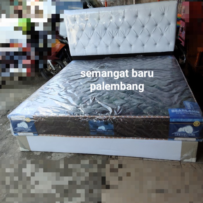 ((((()paling dicari] springbed bearland olympic sloth spring bed full set komplit murah per