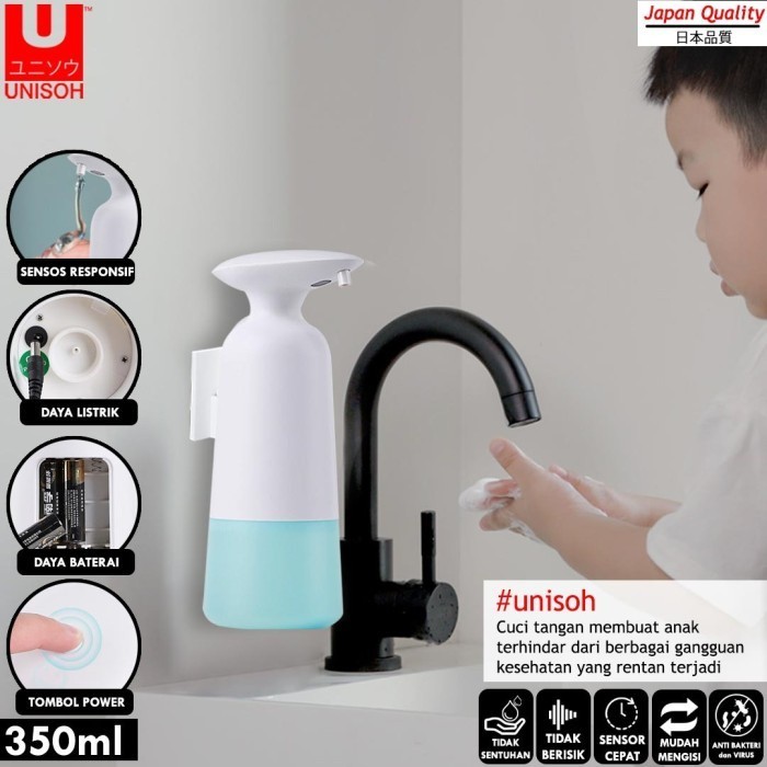 

FREE ONGKIR UNISOH TEMPAT SABUN OTOMATIS AUTOMATIC SOAP DISPENSER SENSOR FREE ONGKIR