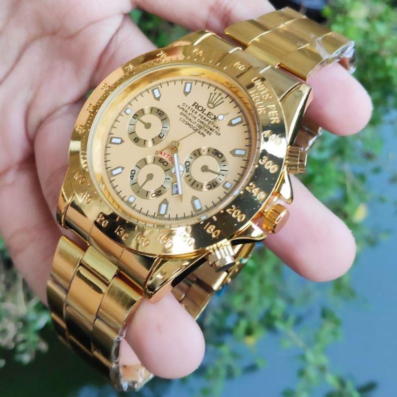 JAM TANGAN KADO // TRENDING JAM TANGAN ROLEX JAM MEWAH JAM ROLEX DAYTONA JAM TANGAN PRIA WARNA