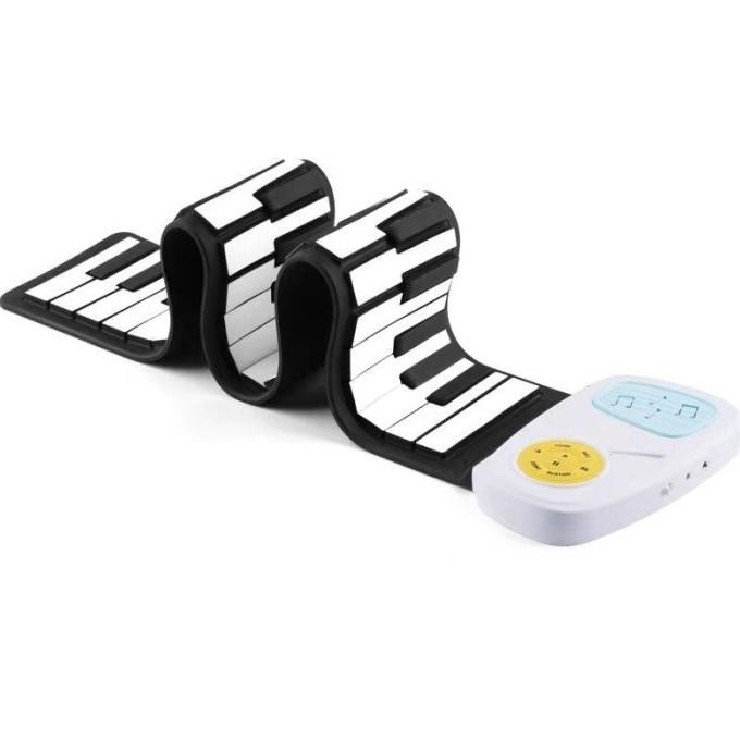 Piano Portable Gulung Lipat Travel Electric Soft Keyboard Davian