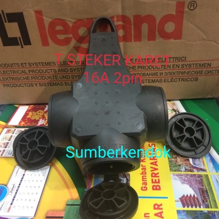 Terbaru Legrand T Steker Karet 16A Ip44 Socket Cabang 3 Dengan Penutup Hitam Promo Terlaris