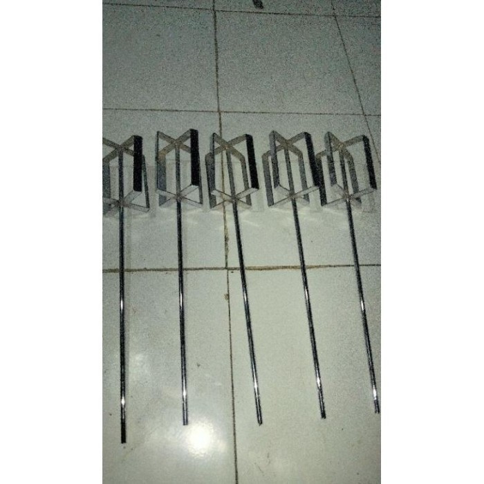 Terbaru Mata Bor Mixer Stenlis Pengaduk Adonan Martabak/Pukis /Es Doger Promo Terlaris