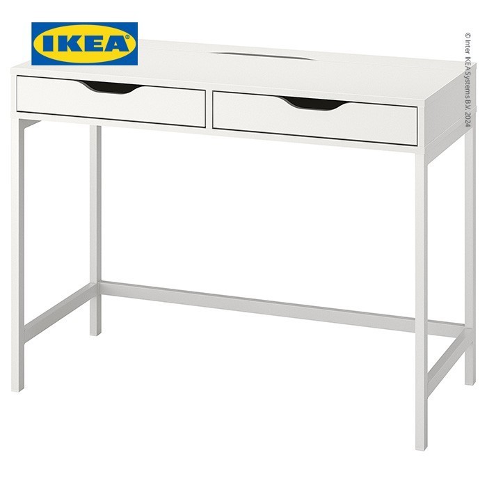 Ikea Alex Meja Kerja Dengan Penyimpanan Serbaguna 100X48 Cm