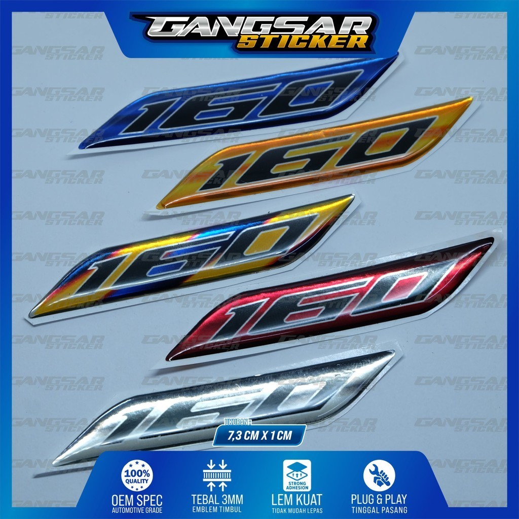 Emblem timbul 160 vario / Emblem 160 Stylo / Emblem 160 pcx