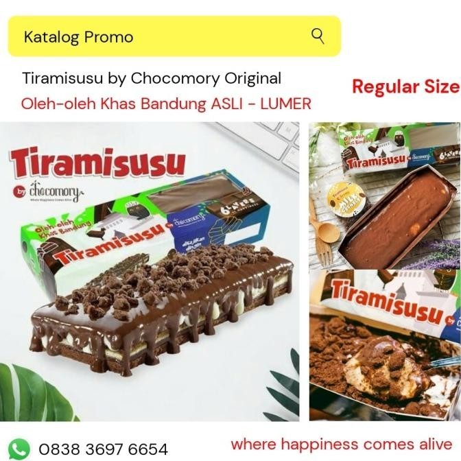 Tiramisusu Chocomory Lumer Original | Dessert Box Cimory