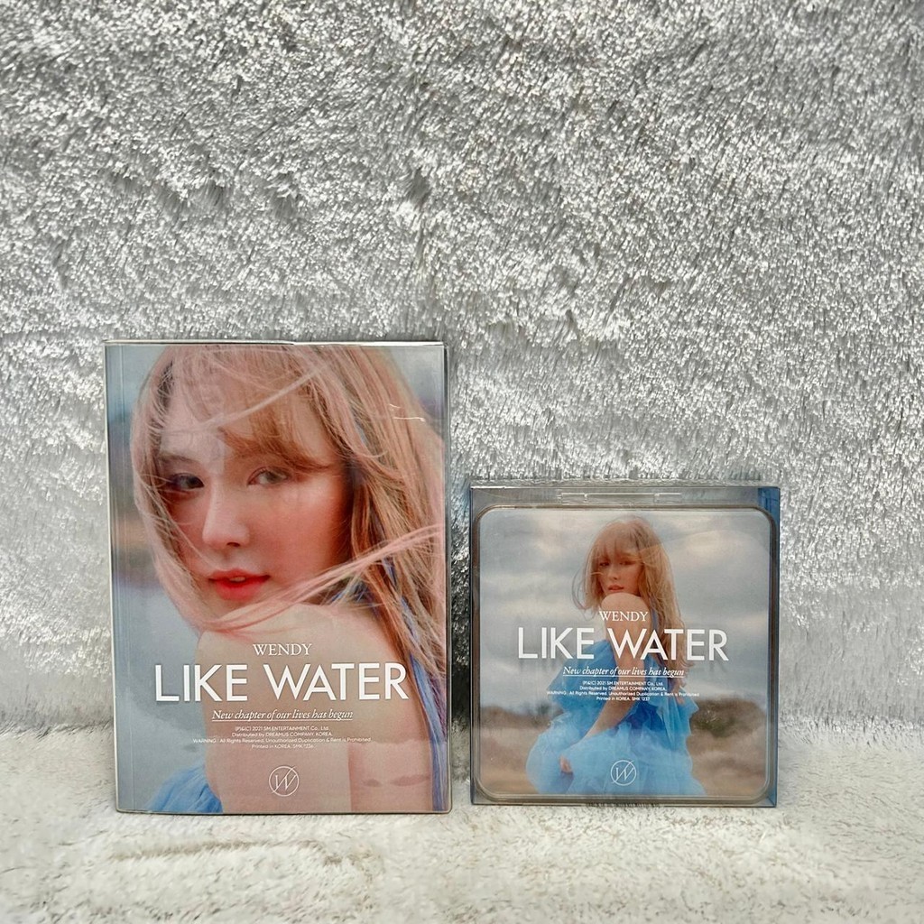 [READY STOCK] ALBUM WENDY WATER PHOTOBOOK VER & CASE VER + POSTER
