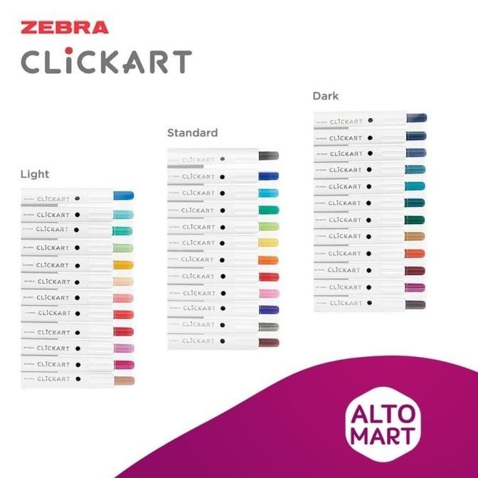 

Zebra Clickart Marker 0.6Mm Fineliner 1 Set 12 Warna Warni Spidol