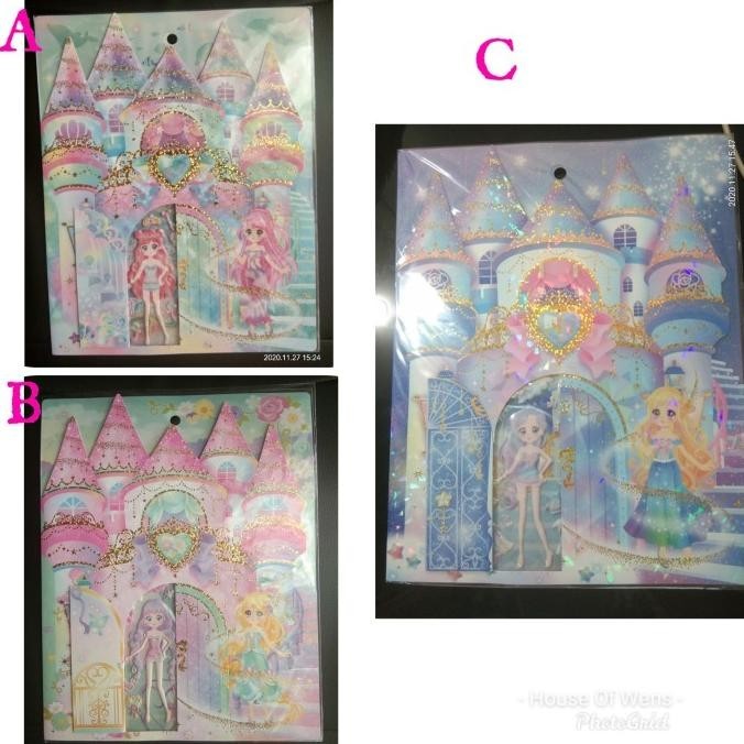 

New Sticker Castle Princess - Sticker Anak Timbul Book Stok Terbatas